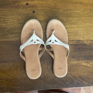 UGG Leather flip flops